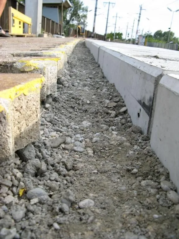Renovierung der Bahnsteigkanten, Foto 11