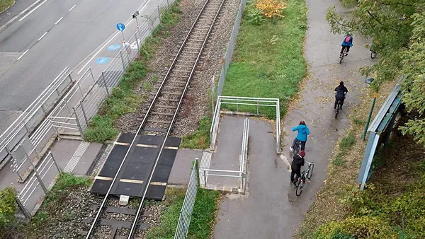 Tödlicher Unfall am Bahnübergang Ölhafenbahn, Foto 1