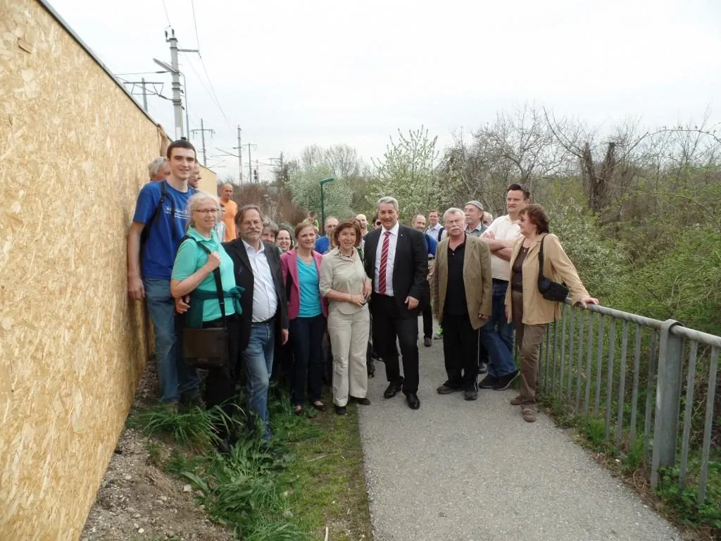 Besuch von Bezirksvorsteher Ernst Nevrivy