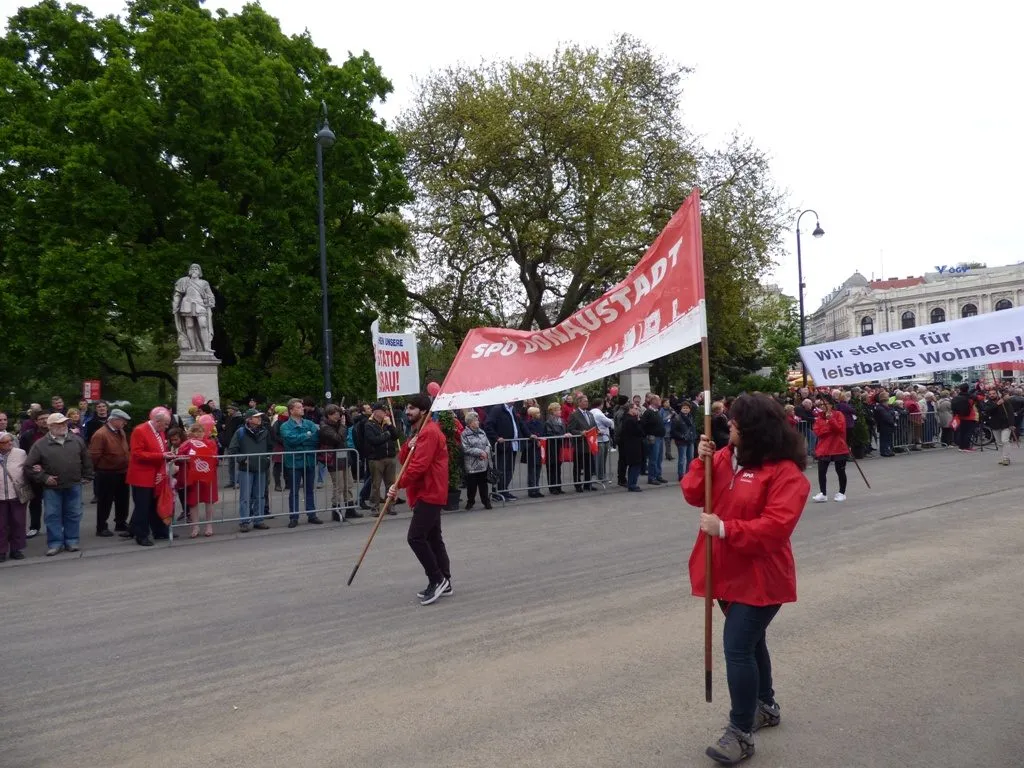 Die Bürgerinitiative beim Maiaufmarsch 2016, Bild 1