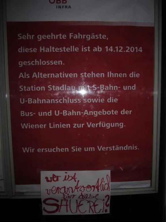 Schließung der Station, Foto 3