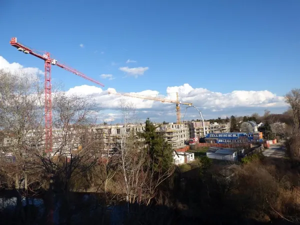 Baufortschritt der neuen Wohnungen neben der Station, Foto 15