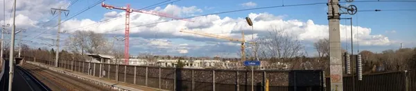 Baufortschritt der neuen Wohnungen neben der Station, Foto 17